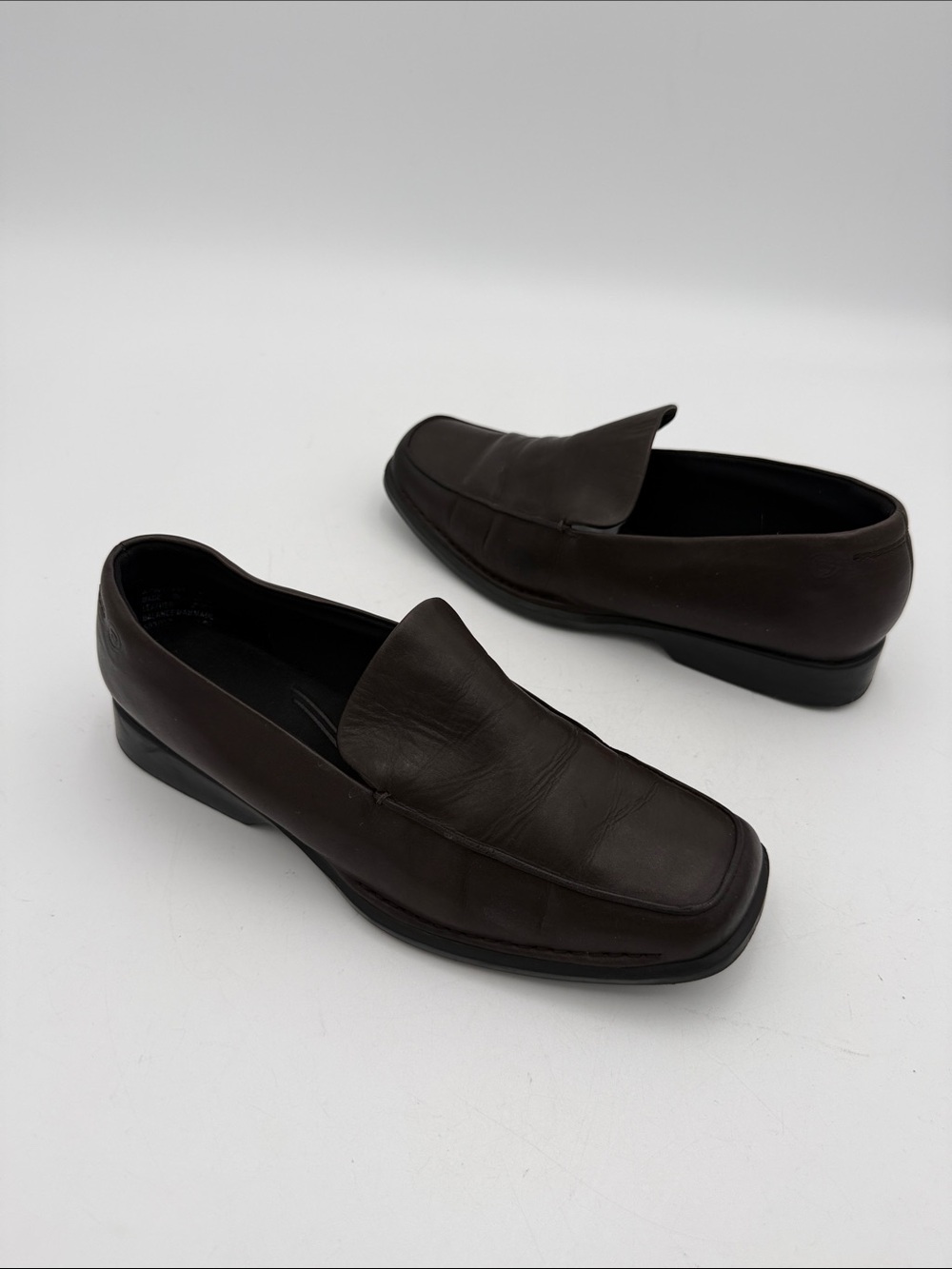 Rockport Classic Slip-On Loafers Dark Brown casual office vintage retro Y2K